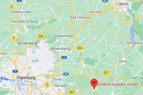 Anfahrt Karte zu Kubelke